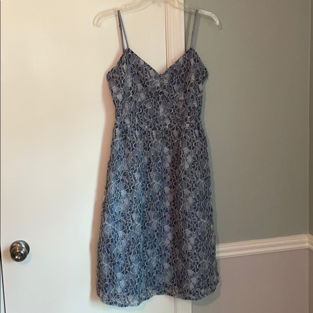 BB Dakota blue lace dress
